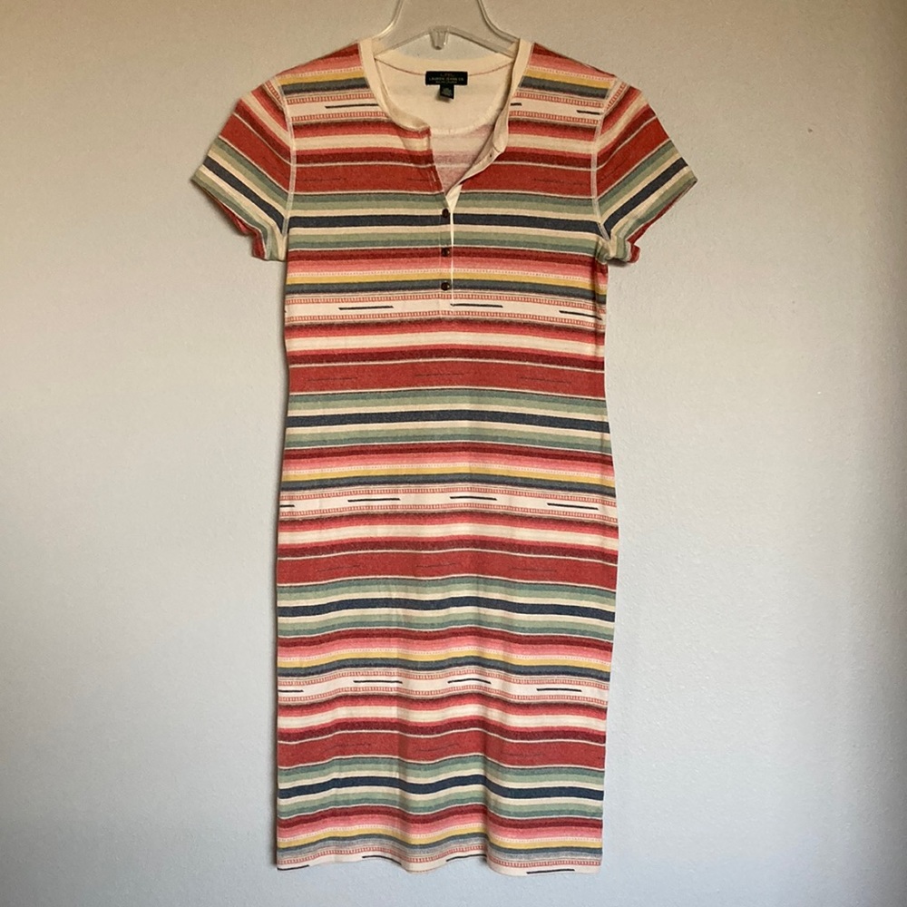 LRL, Lauren Jeans Company, M, striped dress, EUC